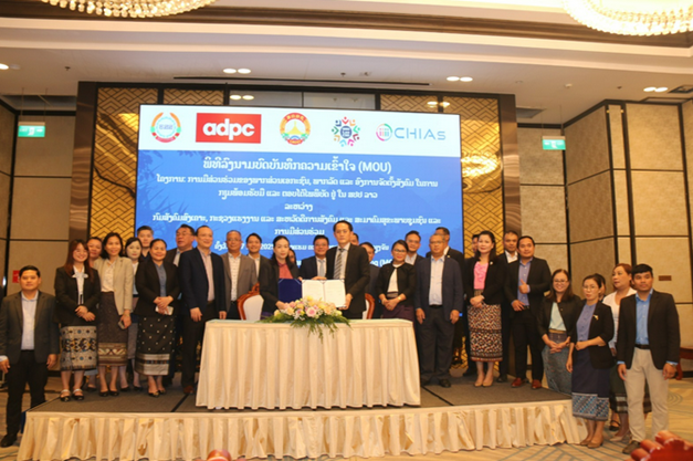 Lào tăng cường cơ chế hợp tác cộng đồng trong phòng chống thiên tai