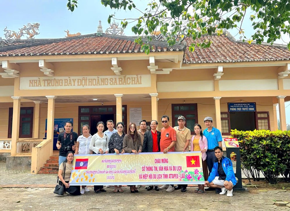 Hiệp hội Du lịch Attapeu - Lào giao lưu, khảo sát các điểm du lịch ở Lý Sơn - ảnh 4