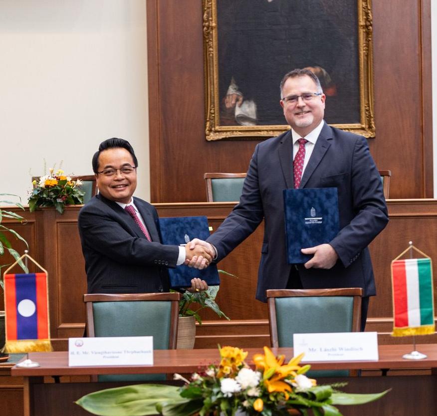 Kiểm toán Nhà nước Lào – Hungary tăng cường hợp tác