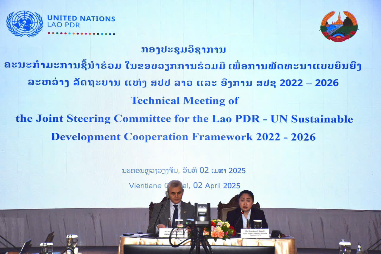 Lào và Liên hợp quốc đánh giá kết quả hợp tác phát triển bền vững giai đoạn 2022–2026