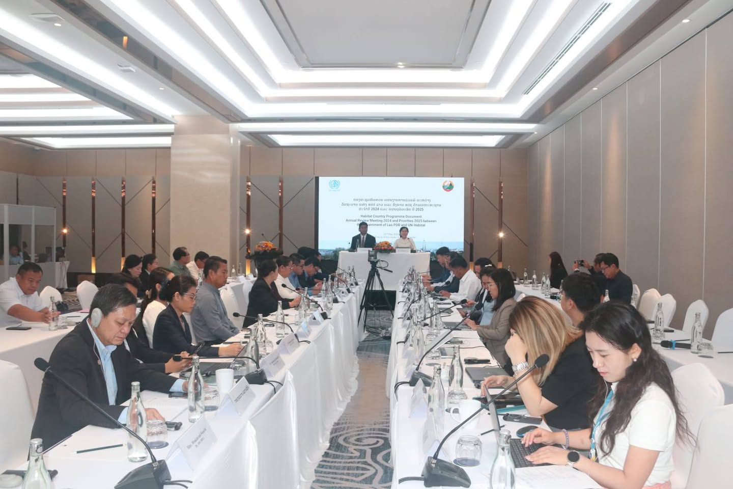 Lào và UN-Habitat đánh giá kết quả hợp tác năm 2024, xác định ưu tiên cho năm 2025