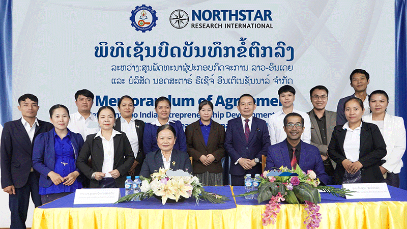 Hợp tác Lào – Ấn Độ thúc đẩy phát triển kỹ năng và tinh thần khởi nghiệp