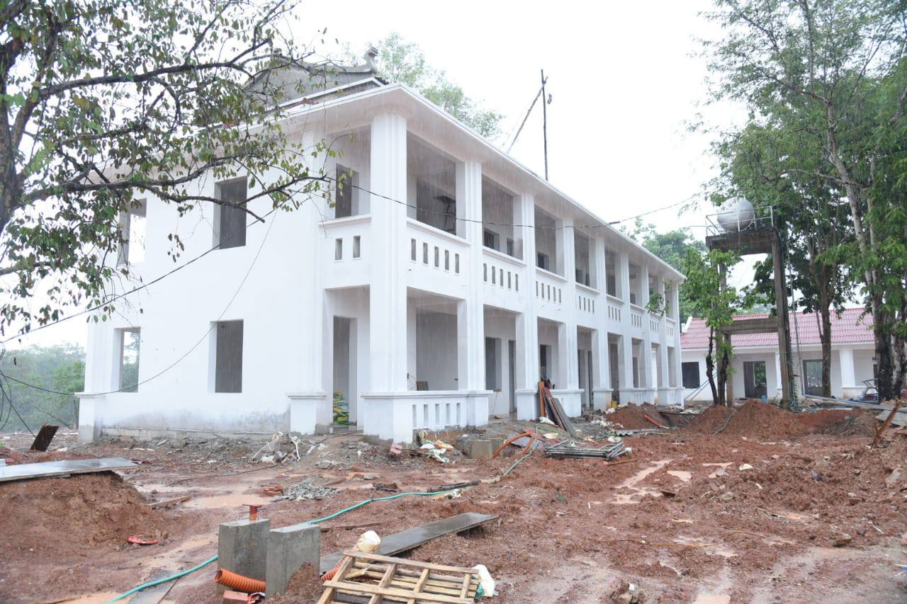 Dự án Trung tâm cai nghiện ma túy tại tỉnh Viêng Chăn do Việt Nam viện trợ đạt tiến độ hơn 70%