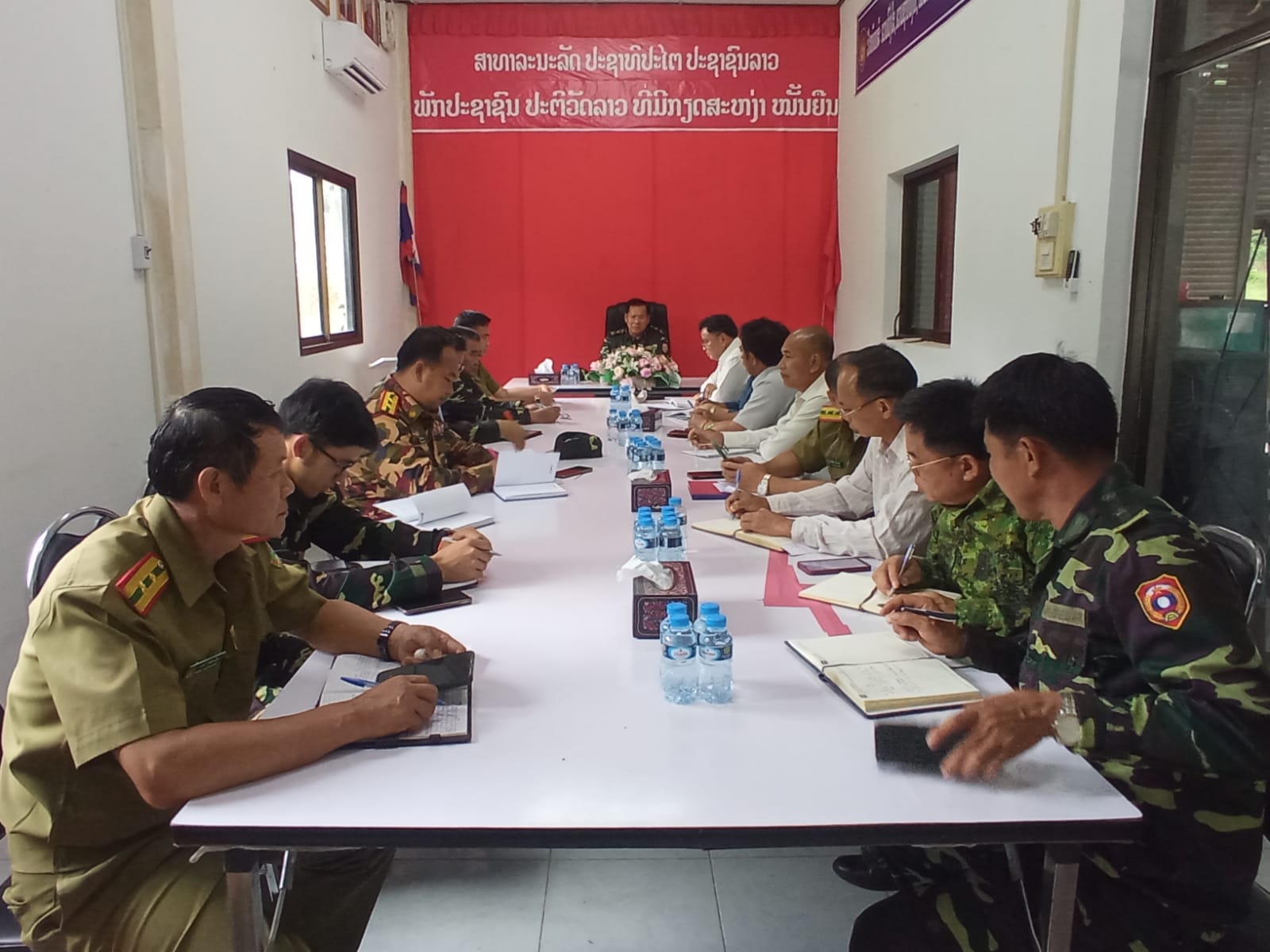 Chủ nhiệm Ủy ban Quốc phòng – An ninh Quốc hội kiểm tra công tác tại Cửa khẩu Quốc tế Namngoen
