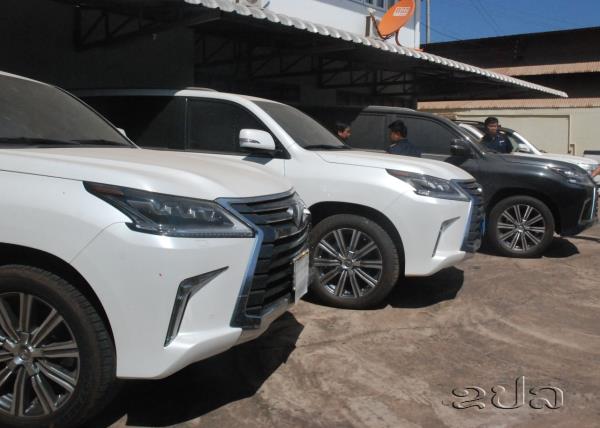 Lào siết chặt kiểm soát xe nhập khẩu trái phép, thu giữ 46 phương tiện
