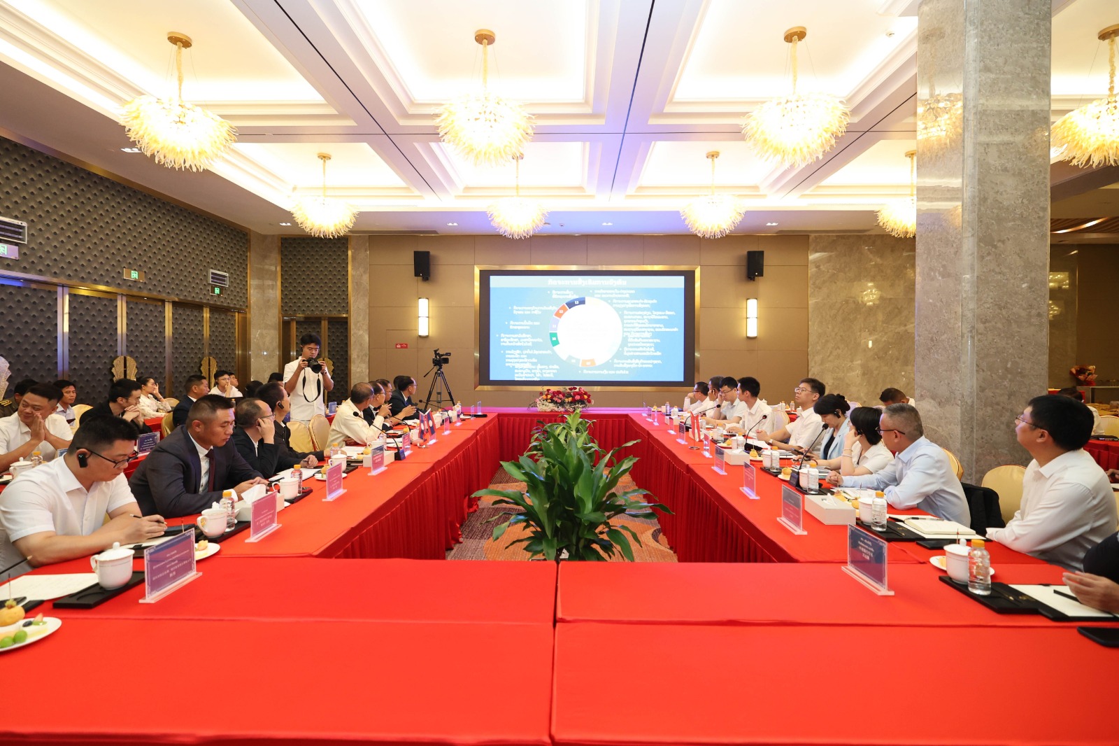Đoàn công tác tỉnh Vân Nam thăm và khảo sát Khu Kinh tế đặc biệt Tam Giác Vàng, tỉnh Bokeo