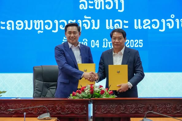 Thủ đô Viêng Chăn và Champasak mở rộng hợp tác đa lĩnh vực, thúc đẩy kinh tế – du lịch
