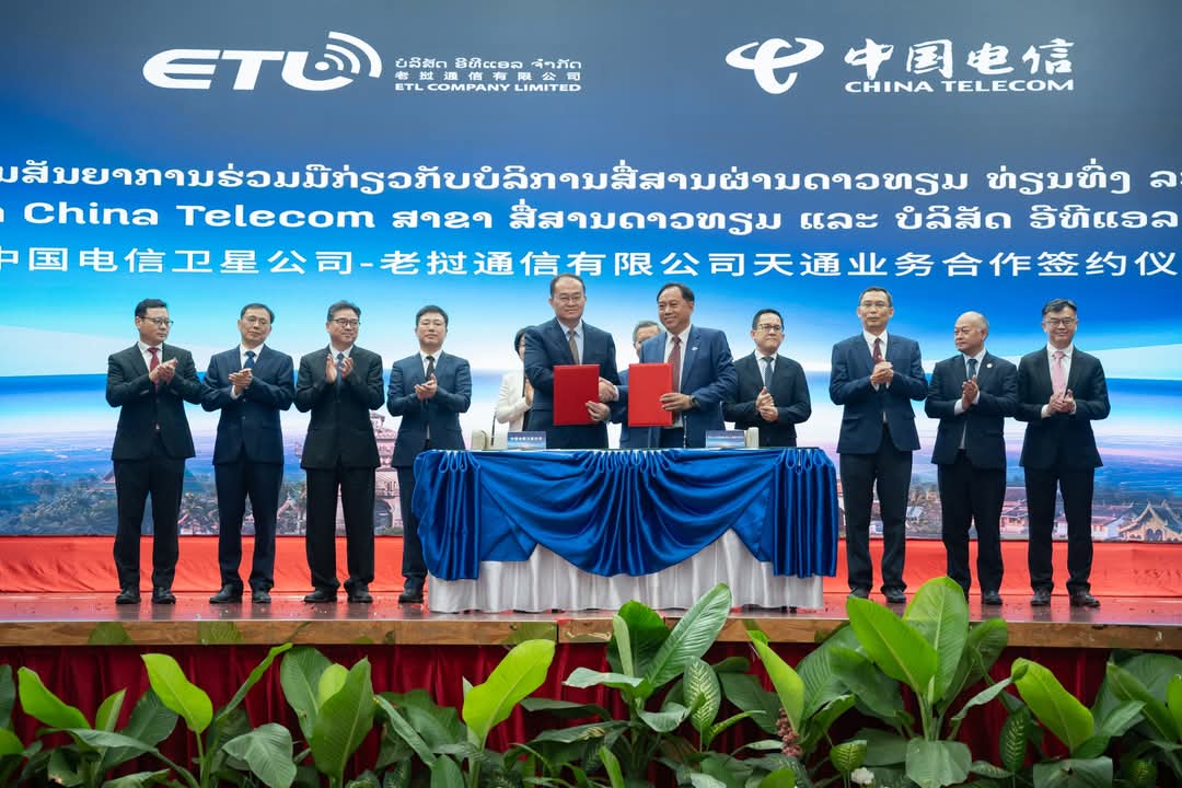 Lào – Trung Quốc ra mắt dịch vụ vệ tinh Thiên Thông, nâng tầm hạ tầng viễn thông