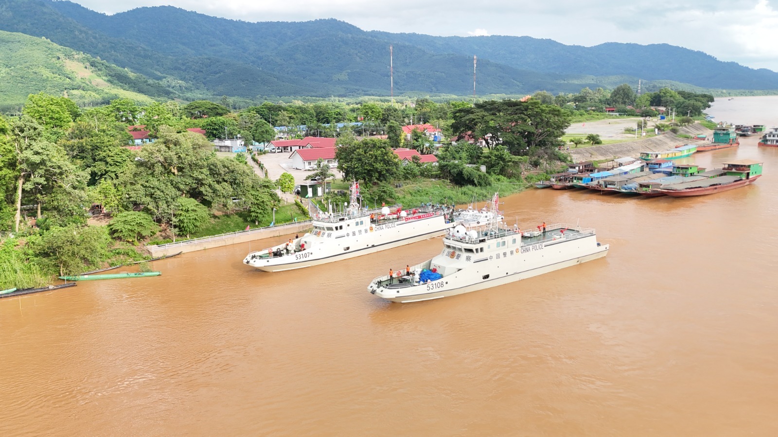 Lào phối hợp tuần tra Mekong lần 154, đảm bảo an ninh khu vực phía Bắc