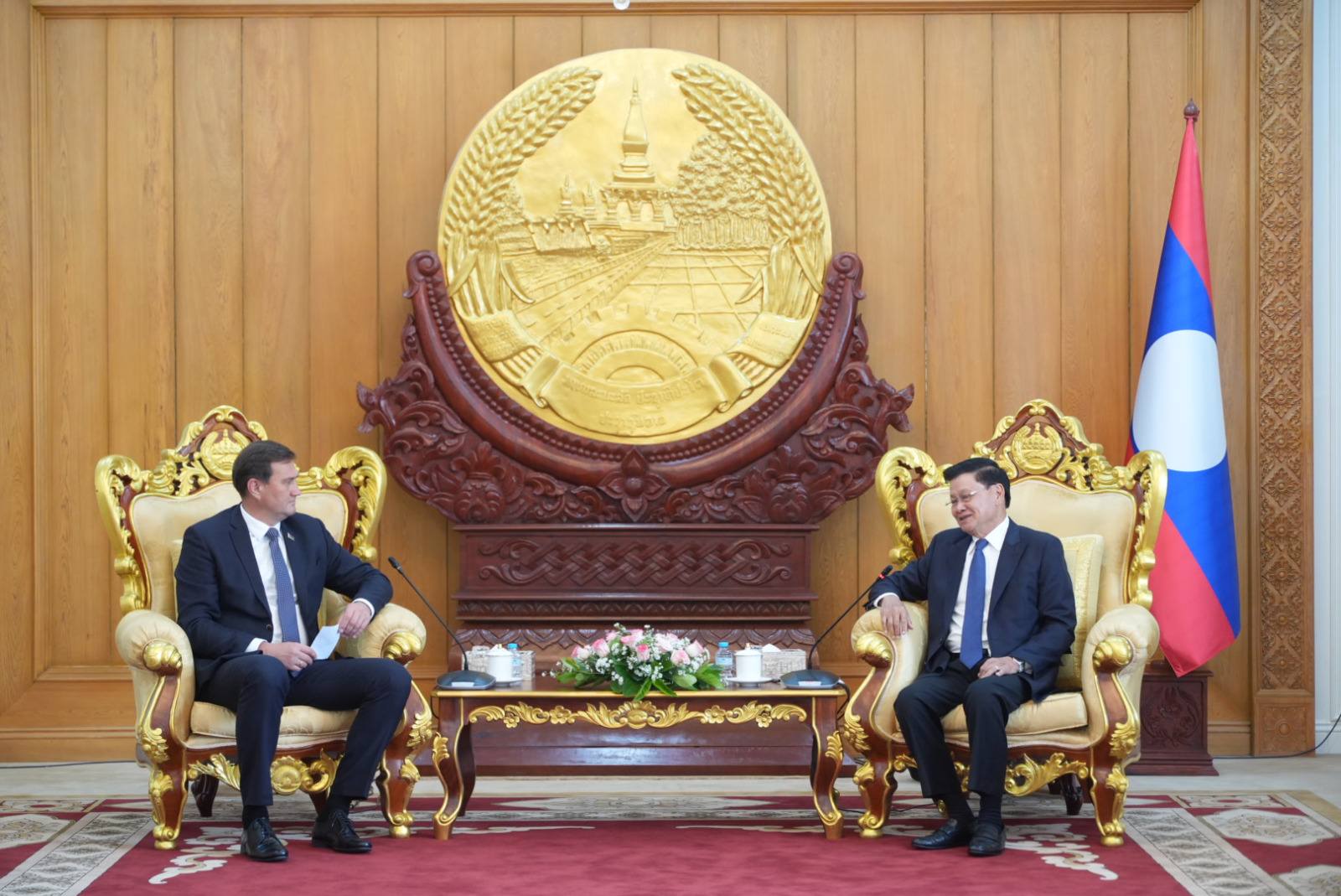 Tổng bí thư, Chủ tịch nước Lào tiếp Bộ trưởng Ngoại giao Belarus