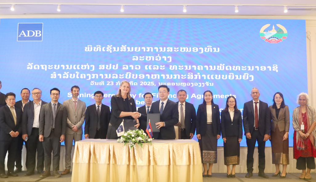 ADB hỗ trợ Lào 63 triệu USD phát triển nông nghiệp bền vững
