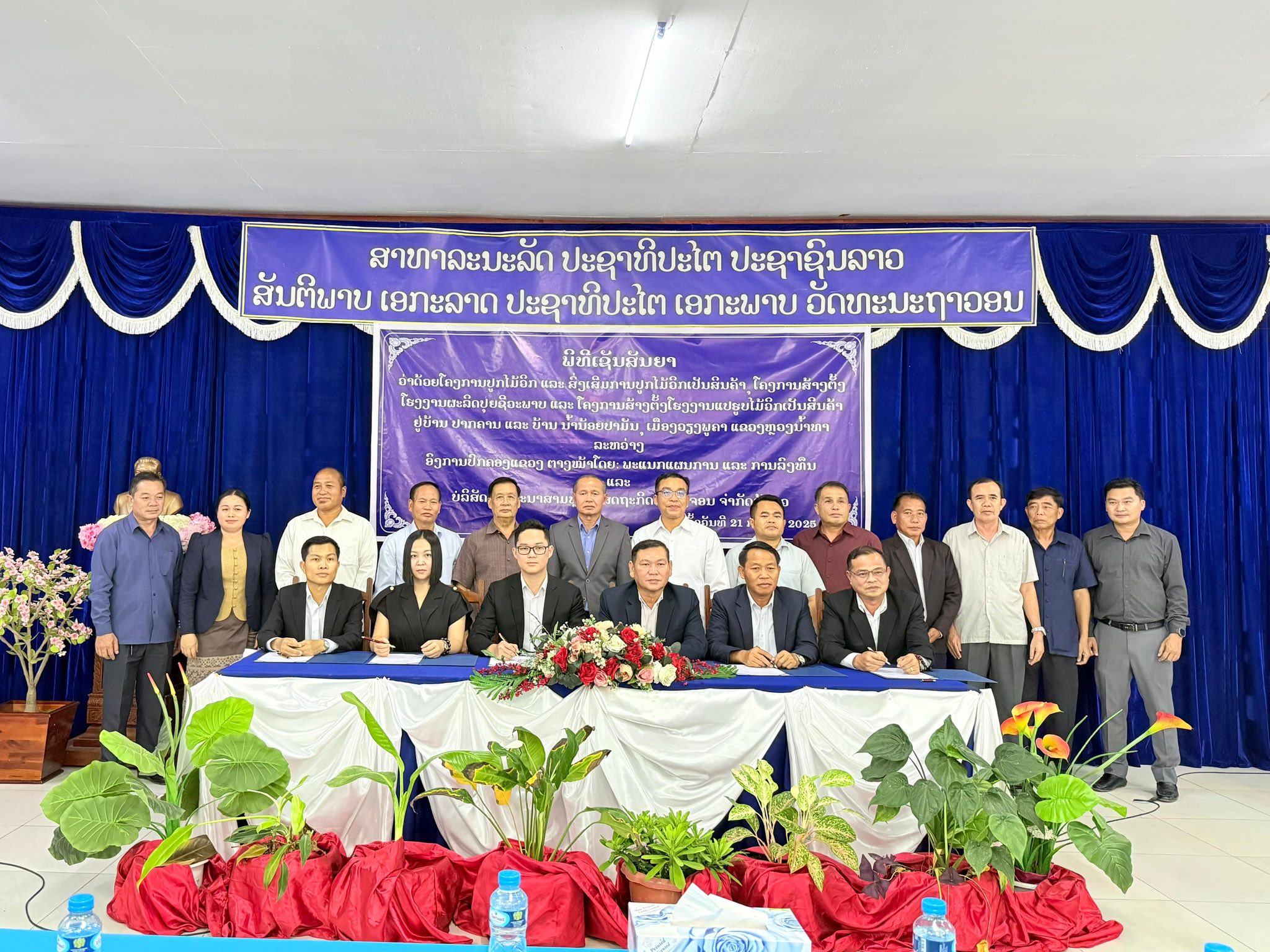 Doanh nghiệp đầu tư hơn 103 tỷ kip trồng bạch đàn và xây dựng nhà máy chế biến tại Luang Namtha