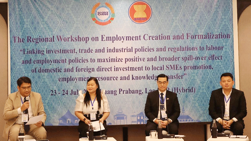 Lào phối hợp với ASEAN thúc đẩy chính sách việc làm bền vững