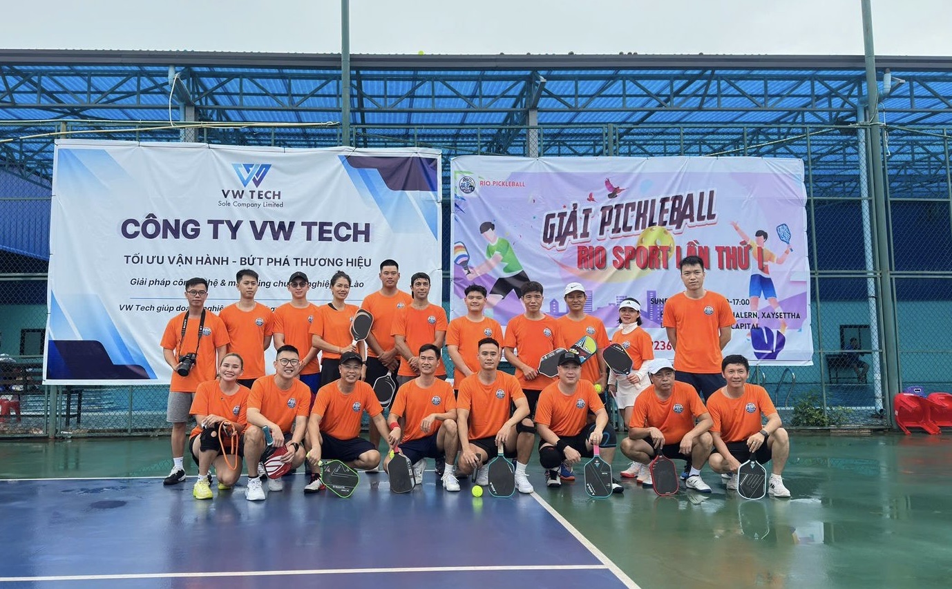 Giải Pickleball Rio Sport Club lần thứ I: sân chơi gắn kết cộng đồng tại Lào