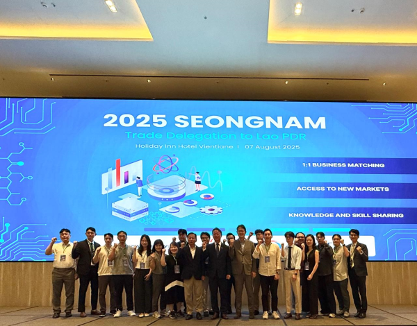 Phái đoàn thương mại Seongnam 2025 mở rộng hợp tác công nghệ tại Lào