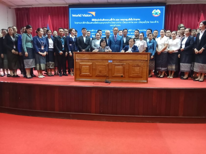 Khammuan khởi động dự án nông nghiệp kết hợp cải thiện dinh dưỡng tại 26 bản