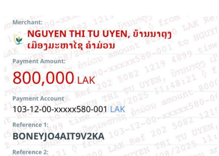 Chủ nhà hàng ở Viêng Chăn bị lừa tiền qua chiêu giả danh xin việc