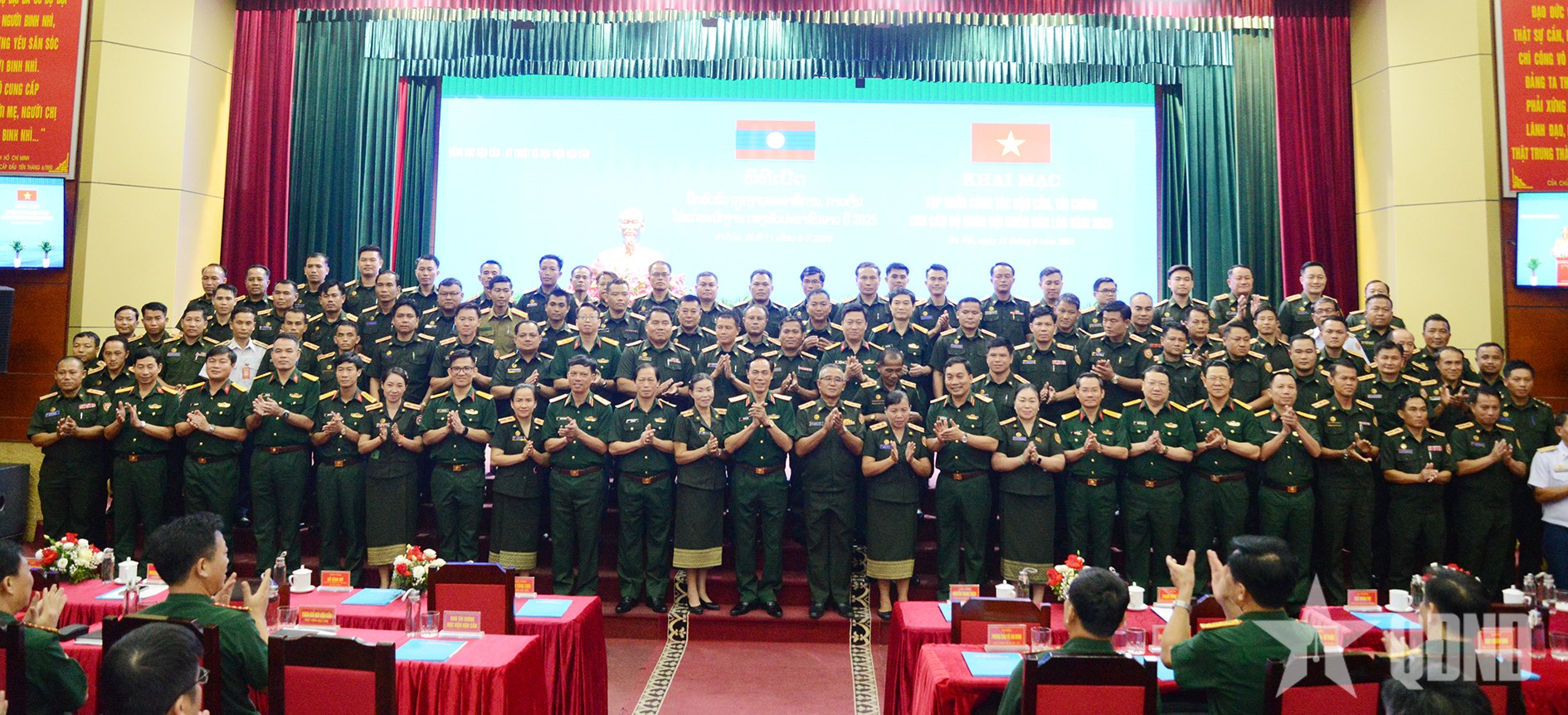 Việt Nam tập huấn công tác hậu cần, tài chính cho quân đội Lào