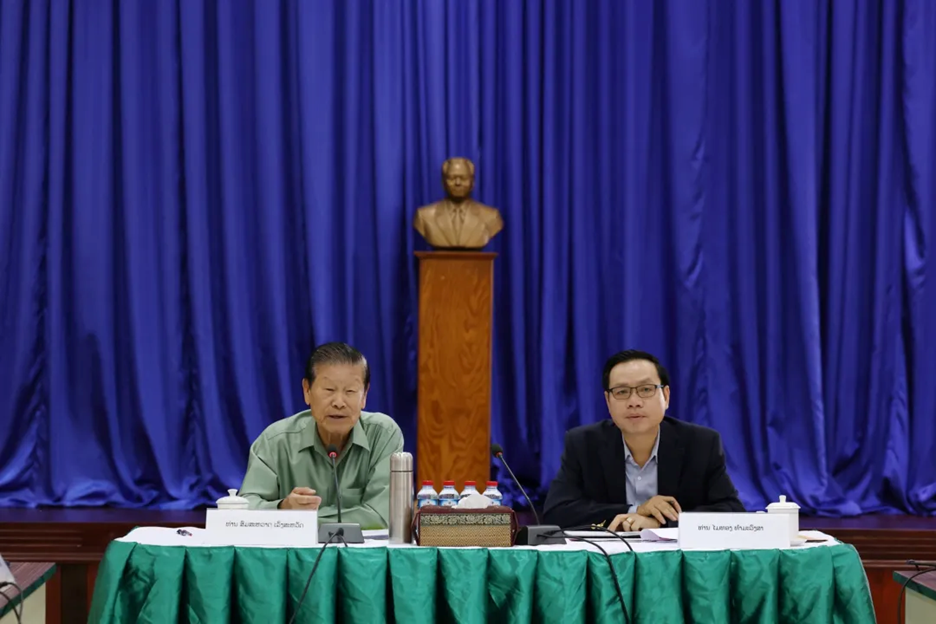 Cựu Phó Thủ tướng Lào Somsavat Lengsavad chủ trì Hội thảo Chiến lược Ngoại giao