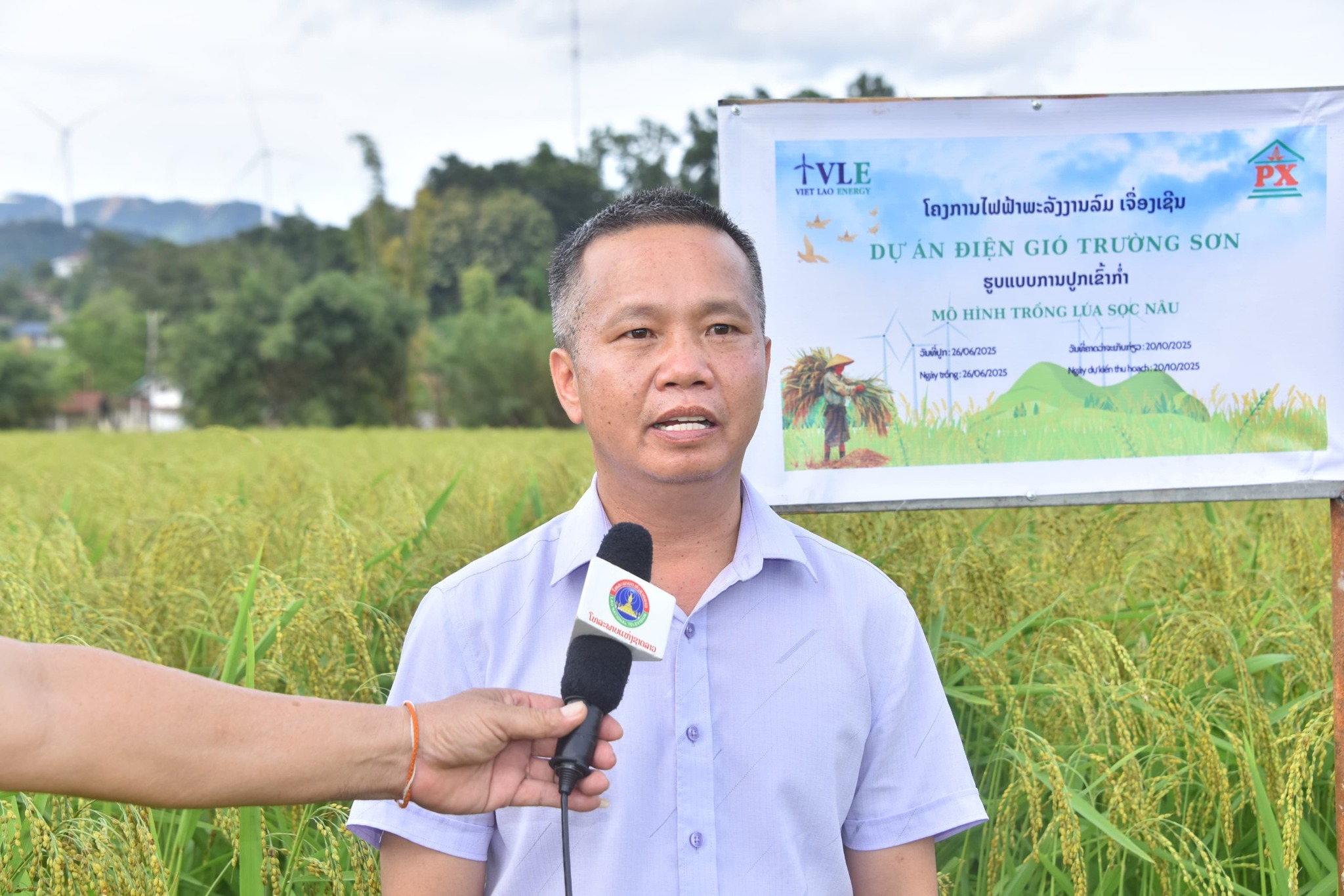 Dự án điện gió Trường Sơn thúc đẩy phát triển sinh kế cho người dân tại Bolikhamxay