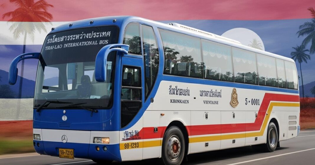 Khôi phục tuyến xe buýt Khon Kaen – Viêng Chăn sau 5 năm tạm dừng