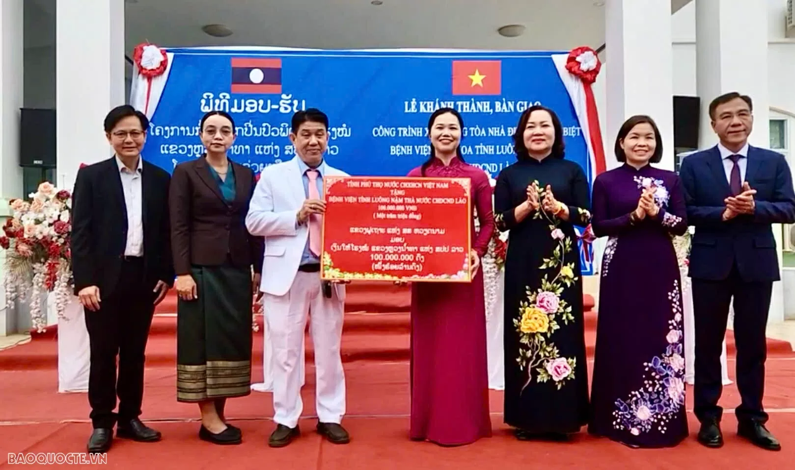 Khánh thành Tòa nhà điều trị đặc biệt tại Luang Namtha, Lào do Phú Thọ tài trợ