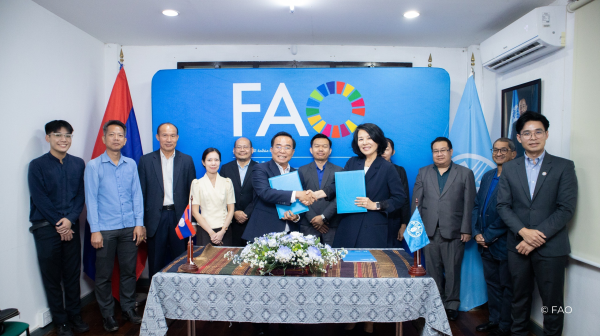 Lào và FAO ký thỏa thuận nâng cấp hệ thống dịch vụ khí hậu phục vụ nông nghiệp