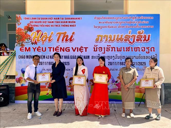 Hội thi ‘Em yêu tiếng Việt’ lan tỏa và tôn vinh tiếng Việt tại Lào
