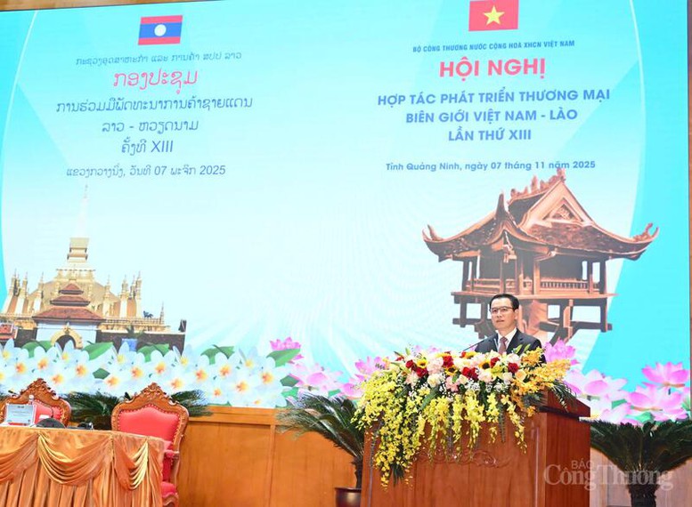 Việt Nam, Lào thúc đẩy hợp tác phát triển thương mại biên giới