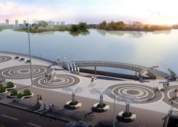 Dự án Donchan Park khởi công, hình thành không gian công cộng mới bên bờ sông Mê Kông