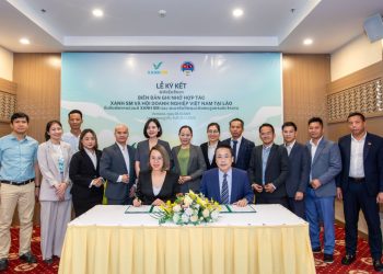Xanh SM ký hợp tác chiến lược với Hội doanh nghiệp Việt Nam tại Lào