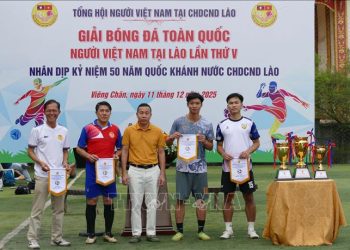 Khai mạc Giải bóng đá toàn quốc người Việt Nam tại Lào lần thứ V