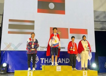 Lào giành huy chương vàng đầu tiên tại SEA Games 33