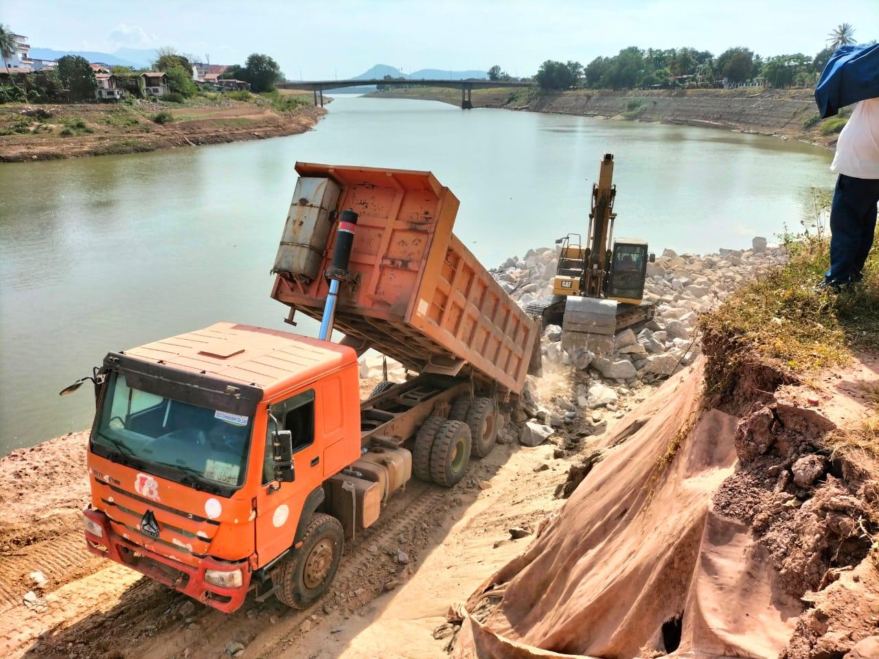 Lào đầu tư hơn 68 triệu USD chỉnh trang và xây dựng bờ kè sông Mekong tại Pakse