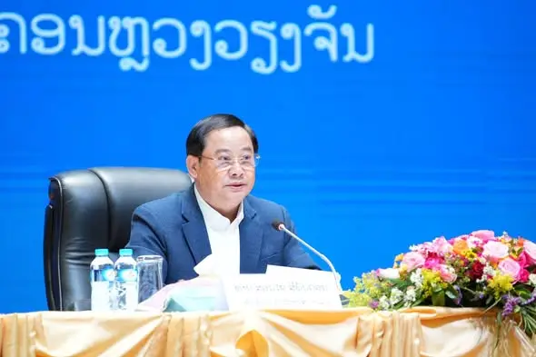 Thủ tướng Sonexay Siphandone yêu cầu hiện đại hóa quản lý thu, chi ngân sách nhà nước