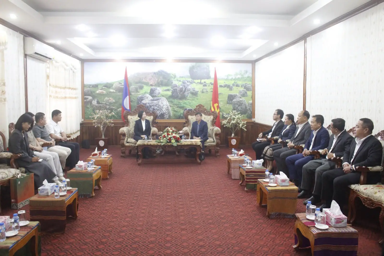 Xiengkhoang thúc đẩy hợp tác với thành phố Đức Châu của Trung Quốc