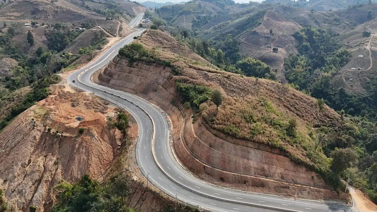 Thái Lan hoàn thành nâng cấp Quốc lộ 101 kết nối cửa khẩu Xayaboury, kỳ vọng trở thành “hành lang vàng” thúc đẩy kinh tế Bắc Lào