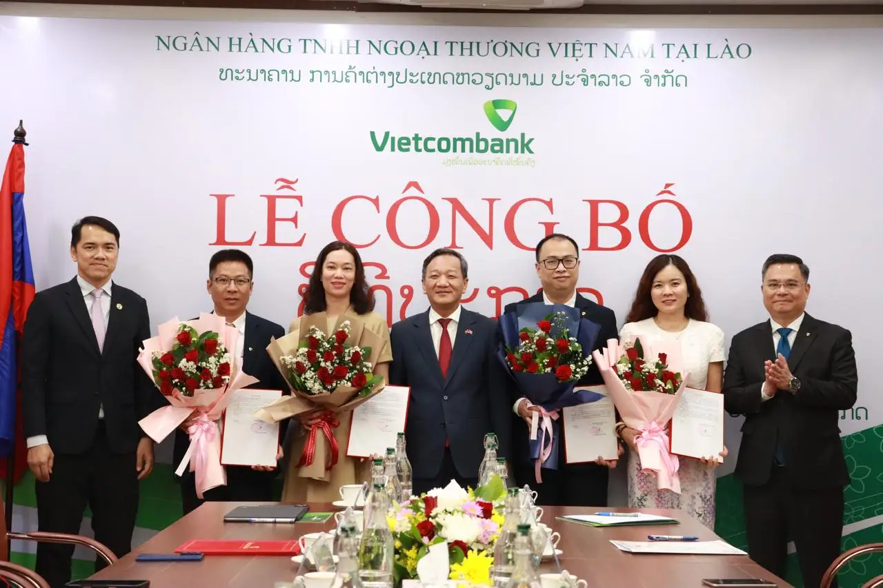 Vietcombank Lào công bố quyết định bổ nhiệm Tổng Giám đốc