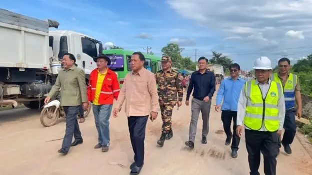 Savannakhet chỉ đạo đẩy nhanh khắc phục sự cố nứt dầm cầu Huay Phasoun trên Quốc lộ 9