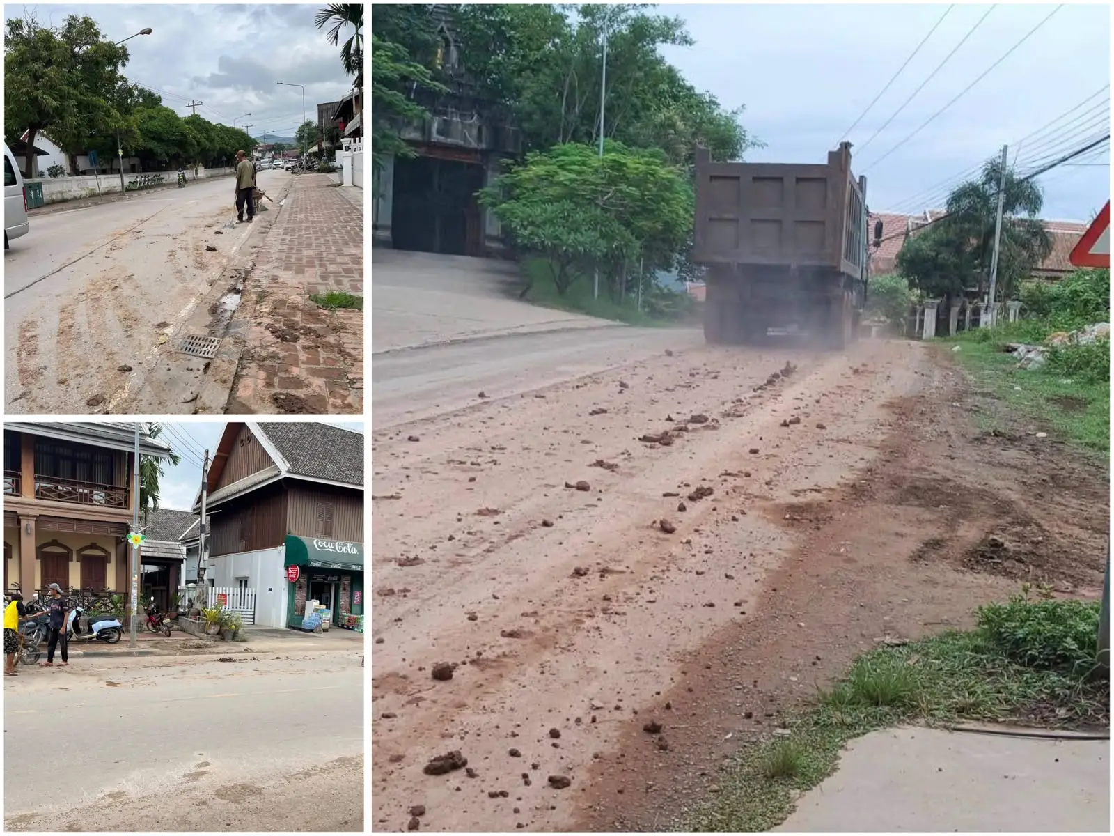 Luang Prabang xử phạt 4 doanh nghiệp làm bẩn đường