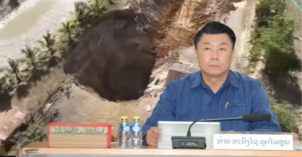 Thủ đô Viêng Chăn dự kiến chi gần 148 tỷ Kip bồi thường vụ sụt lún đất tại Thongmang