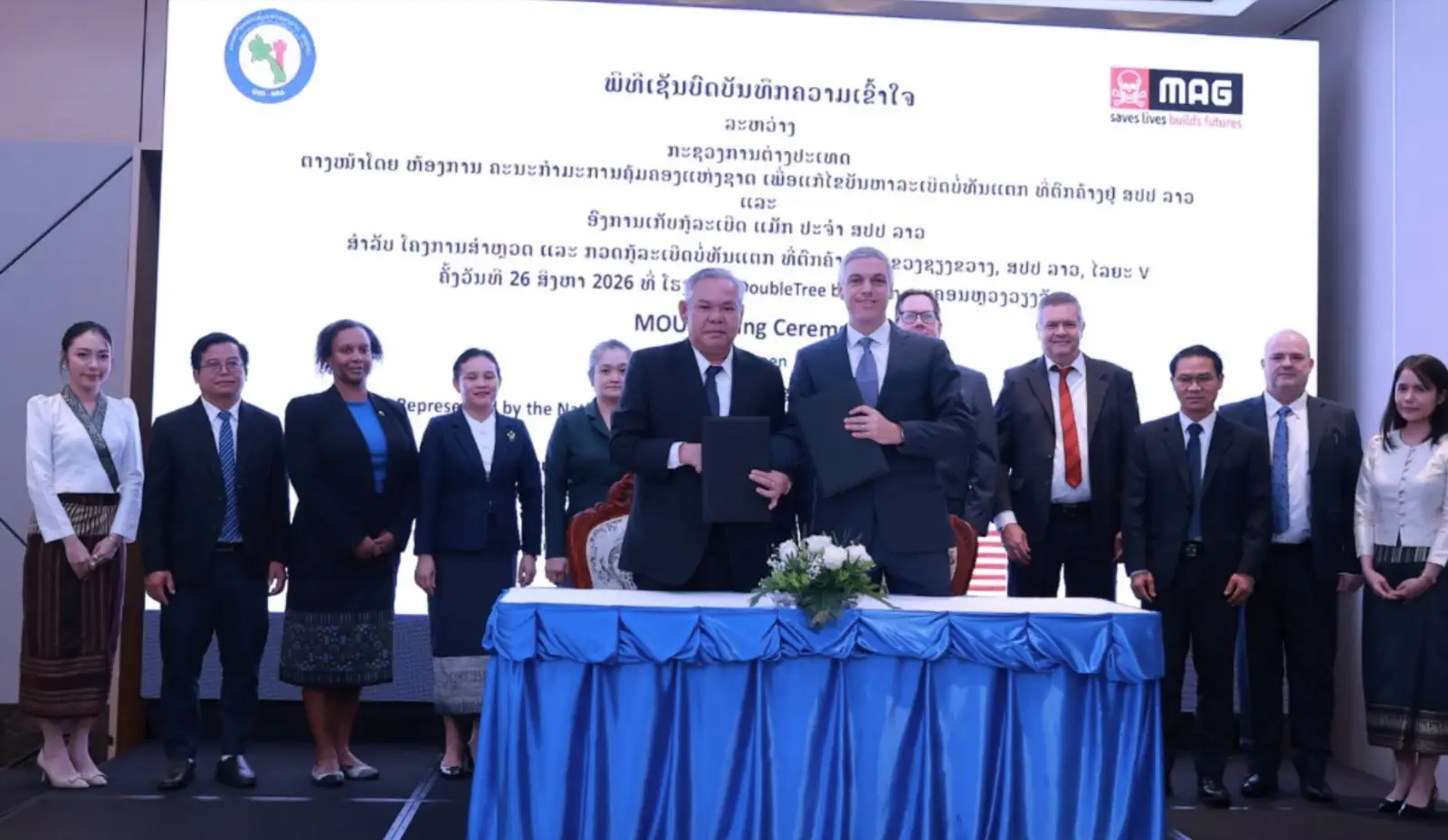Mỹ tài trợ 15 triệu USD giúp Lào rà phá bom mìn tại Xiengkhoang