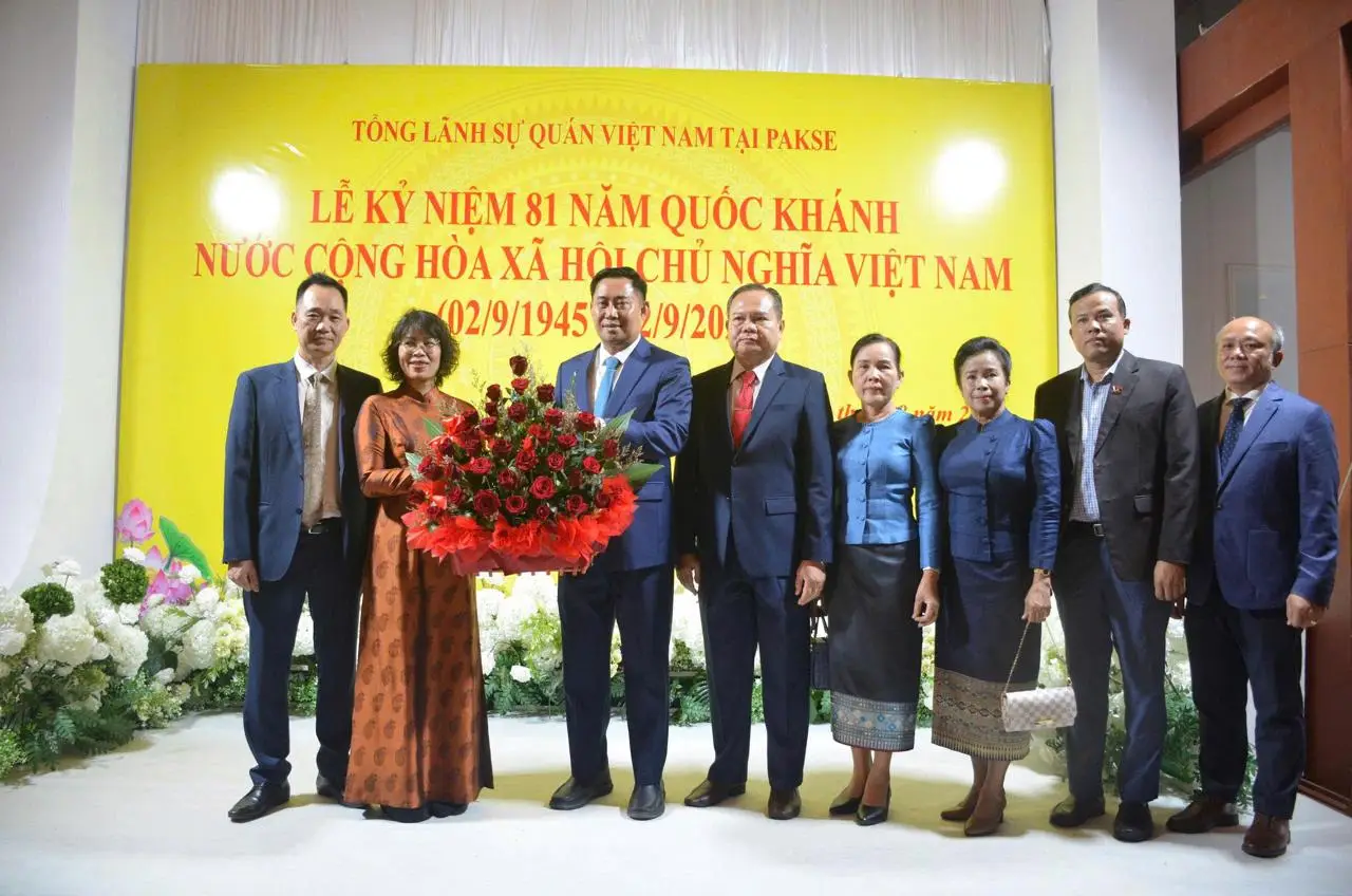 Tổng Lãnh sự quán Việt Nam tại Pakse kỷ niệm 81 năm Quốc khánh
