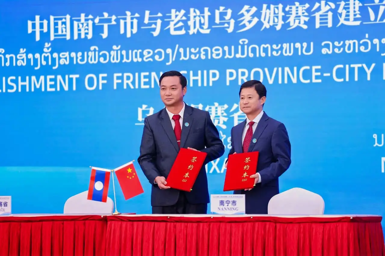 Oudomxay – Nam Ninh thiết lập quan hệ hữu nghị, hợp tác giai đoạn 2026–2031