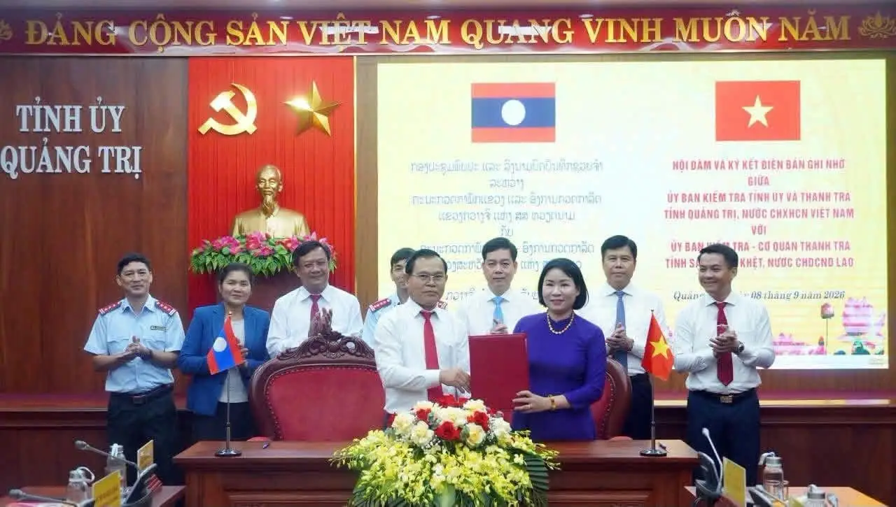 Savanakhet – Quảng Trị mở rộng hợp tác trong công tác kiểm tra Đảng