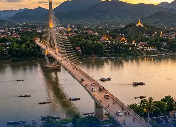 Thái Lan duyệt gần 1,8 tỷ baht hỗ trợ Lào xây cầu qua sông Mekong tại Luang Prabang