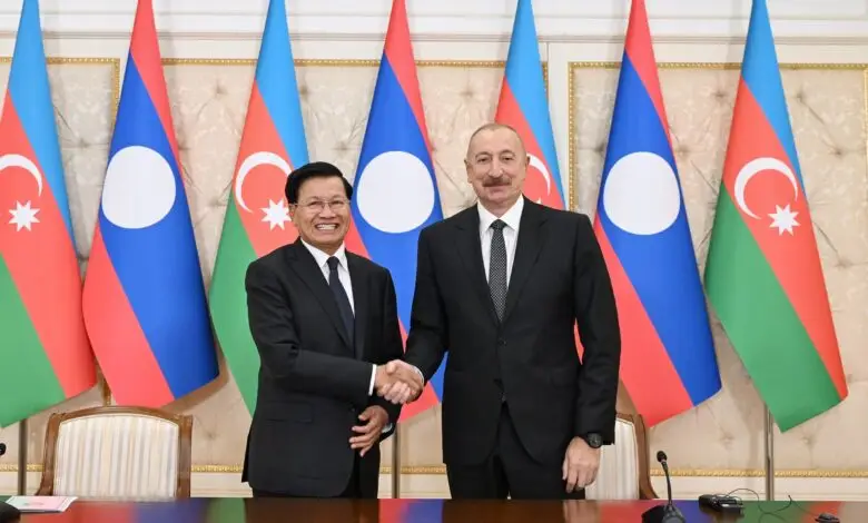 Lào và Azerbaijan thông qua Tuyên bố chung, thúc đẩy hợp tác song phương