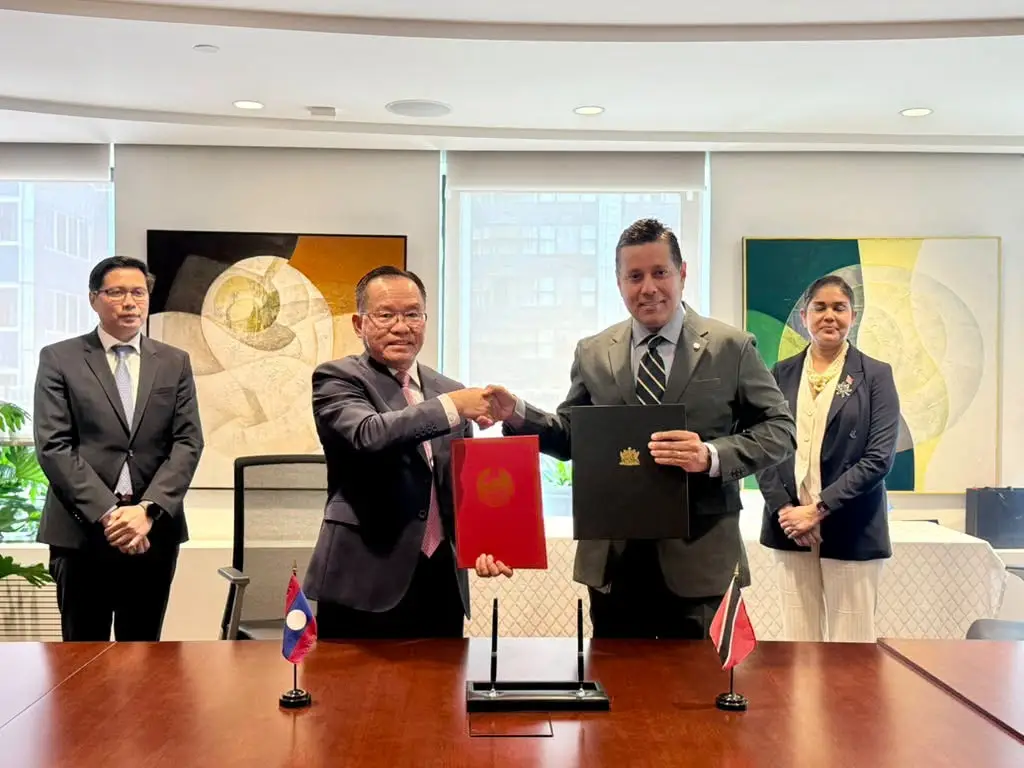 Lào thiết lập quan hệ ngoại giao với Trinidad và Tobago, nâng tổng số lên 155 nước