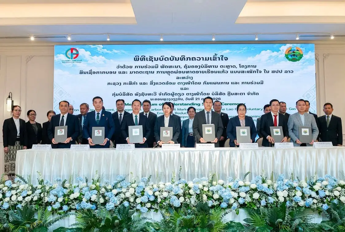 Lào ký thỏa thuận phát triển thị trường tín chỉ carbon
