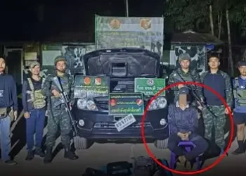 Thái Lan bắt giữ thanh niên Lào tìm cách đưa ô tô lậu qua biên giới